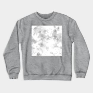 Gray Tie-Dye Spots Crewneck Sweatshirt